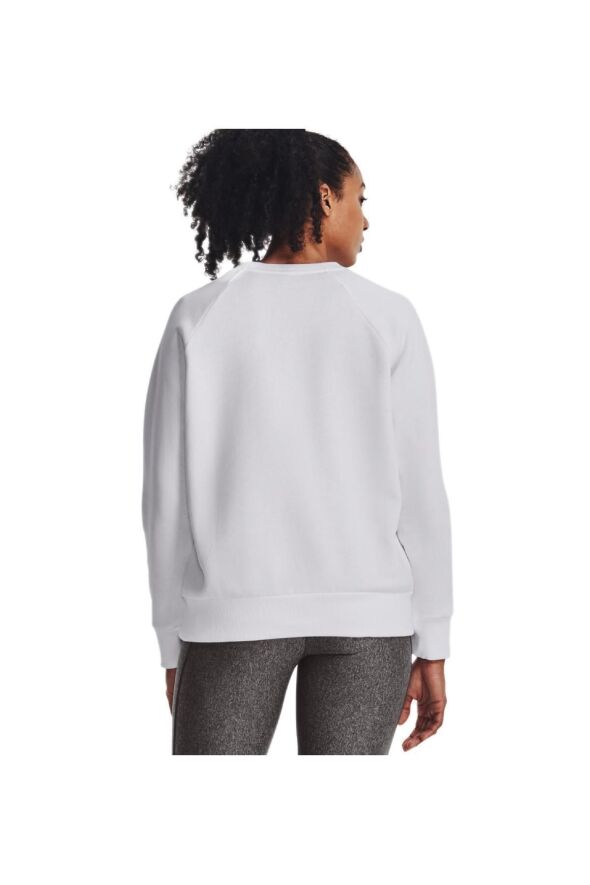 1379508 Ua Rival Fleece Crew Beyaz Kadın Sweatshirt - 11
