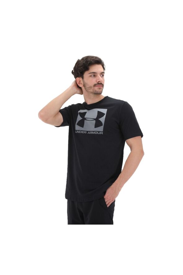 A1329581-001-001 Ua Boxed Sportstyle Ss Erkek T-shirt Siyah - 27