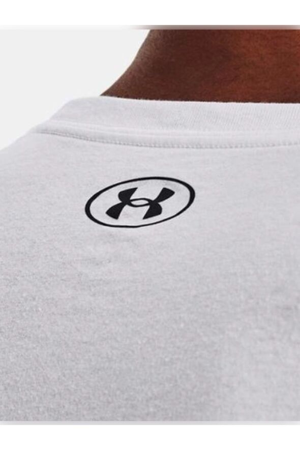 Beyaz Bisiklet Yaka T-Shirt UA PROTECT THIS HOUSE SS - 10