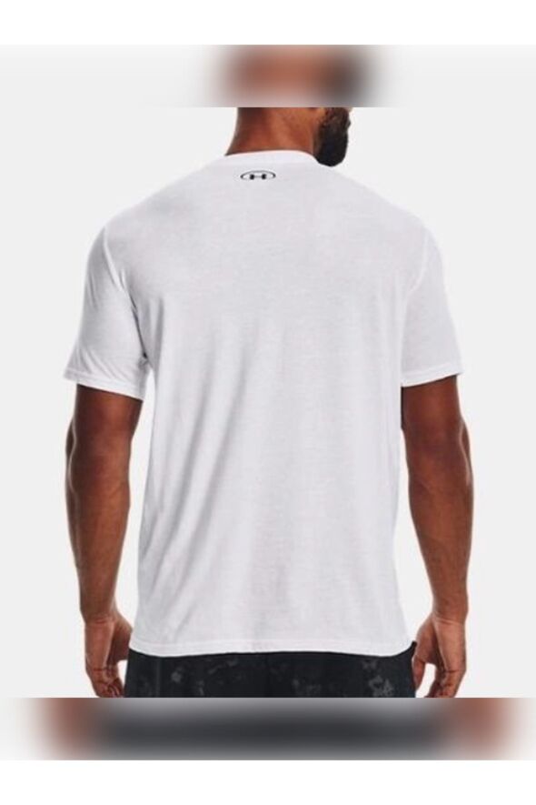 Beyaz Bisiklet Yaka T-Shirt UA PROTECT THIS HOUSE SS - 9