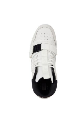 Beyaz Erkek Sneaker TJM BASKET LEATHER BUCKLE MID - 8
