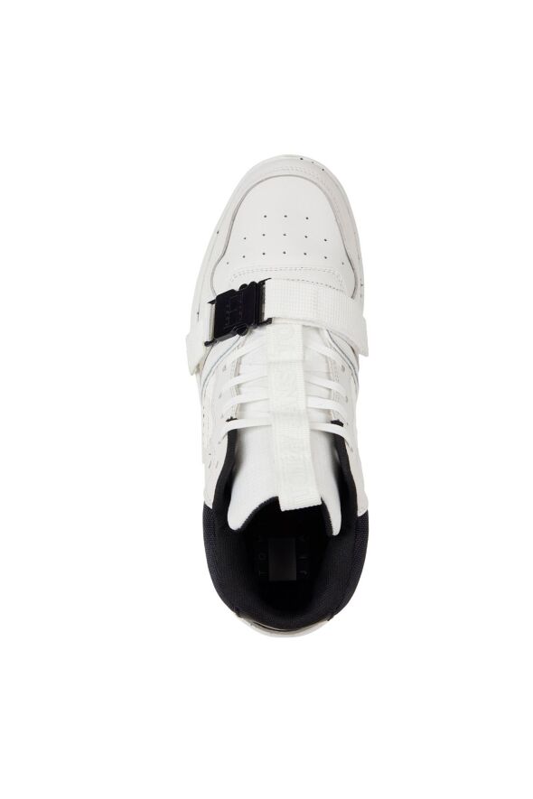 Beyaz Erkek Sneaker TJM BASKET LEATHER BUCKLE MID - 8