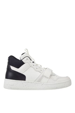 Beyaz Erkek Sneaker TJM BASKET LEATHER BUCKLE MID - 2