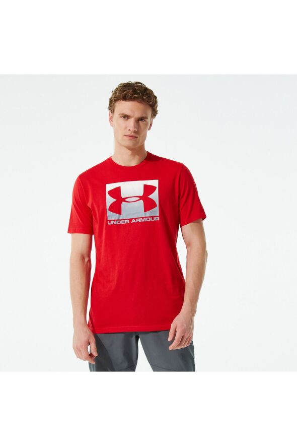 Boxed Erkek Kırmızı Günlük T-shirt - 45