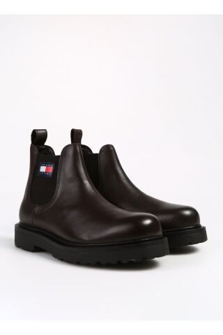 Deri Kahve Erkek Bot TJM NAPA LEATHER - Tommy Hilfiger