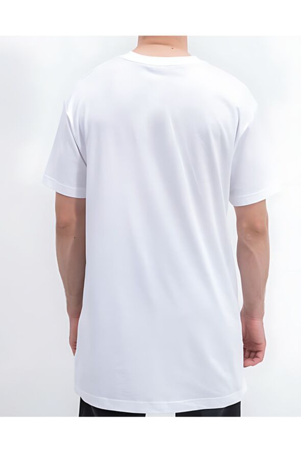 Erkek Beyaz Uzun T-Shirt J30J323152YAF - 46