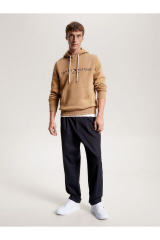 Erkek Marka Logolu Kapüşonlu Uzun Kollu Günlük Kullanıma Uygun Kahverengi Sweatshirt Mw0mw11599-gw8 - Tommy Hilfiger