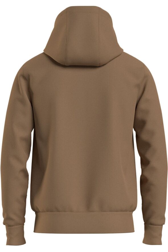 Erkek Marka Logolu Kapüşonlu Uzun Kollu Günlük Kullanıma Uygun Kahverengi Sweatshirt Mw0mw11599-gw8 - 5