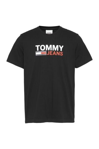 Erkek Marka Logolu Organik Pamuklu Bisiklet Yakalı Siyah T-shirt Dm0dm15379-bds - 28