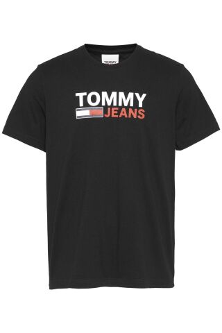 Erkek Marka Logolu Organik Pamuklu Bisiklet Yakalı Siyah T-shirt Dm0dm15379-bds - 17