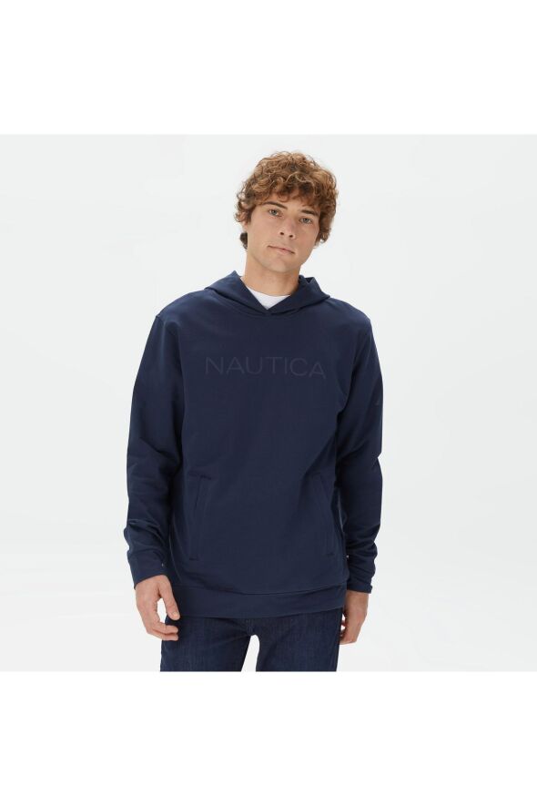 Erkek Siyah Standart Fit Sweatshirt - 60