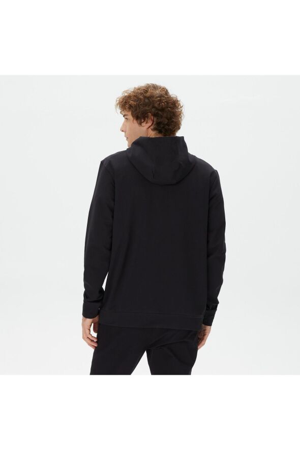 Erkek Siyah Standart Fit Sweatshirt - 31