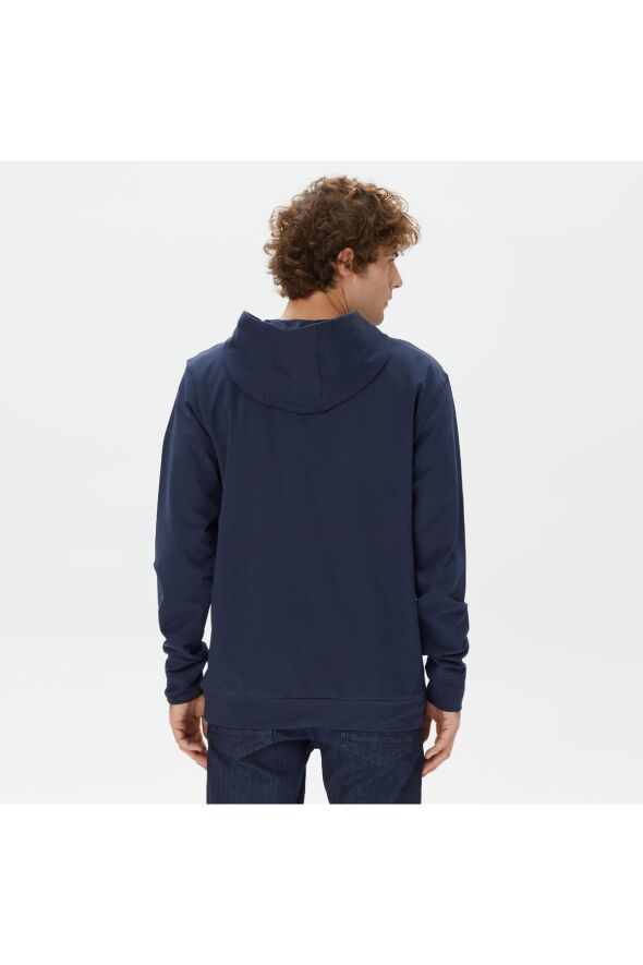 Erkek Siyah Standart Fit Sweatshirt - 27