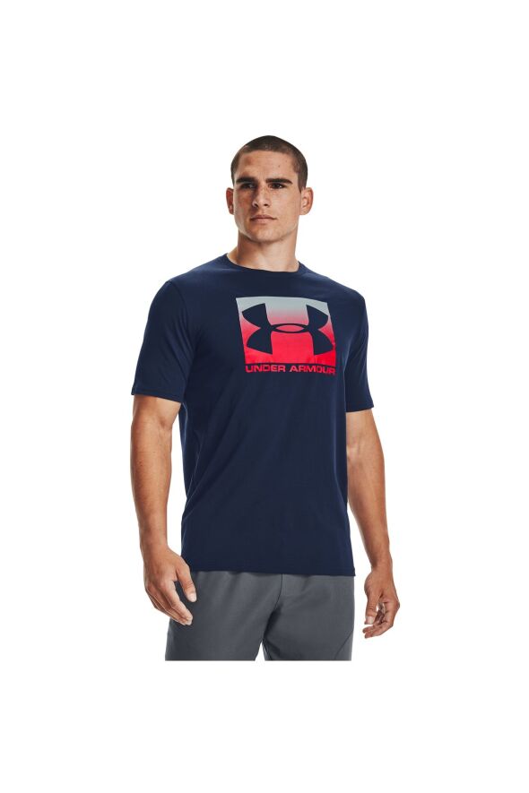 Erkek UA Boxed Sportstyle Kısa Kollu Tişört 1329581-001 - 102