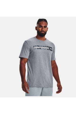 Erkek Ua Camo Chest Stripe Kısa Kollu 1376830-035 - 841