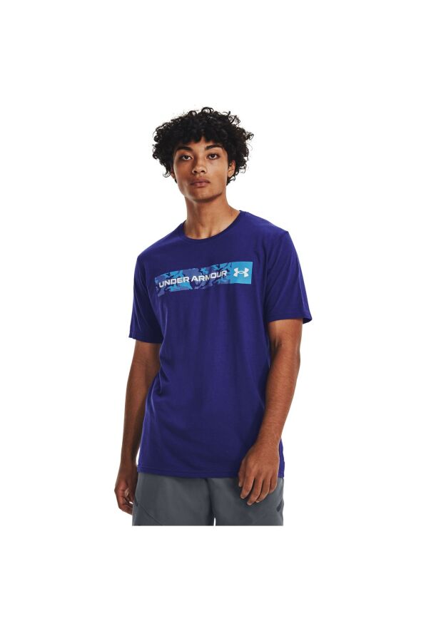 Erkek Ua Camo Chest Stripe Kısa Kollu 1376830-035 - 944