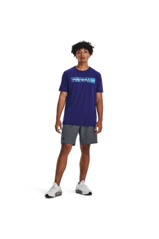 Erkek Ua Camo Chest Stripe Kısa Kollu 1376830-035 - 77