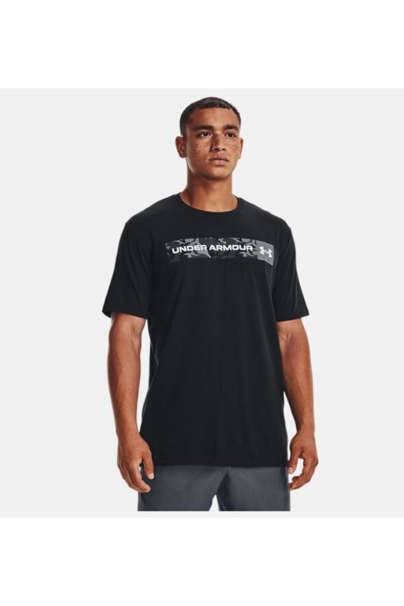 Erkek Ua Camo Chest Stripe Kısa Kollu 1376830-035 - 53