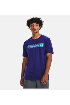 Erkek Ua Camo Chest Stripe Kısa Kollu 1376830-035 - 193