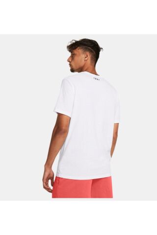 Erkek UA Colorblock Wordmark Kısa Kollu 1382829-100 - 31