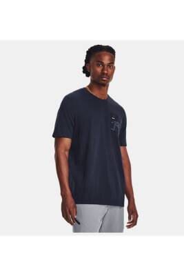 Erkek UA Elevated Core Pocket Kısa Kollu 1379554-410 - 533
