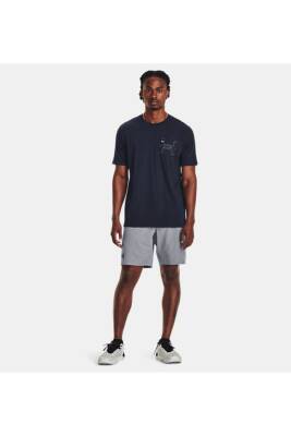 Erkek UA Elevated Core Pocket Kısa Kollu 1379554-410 - 464