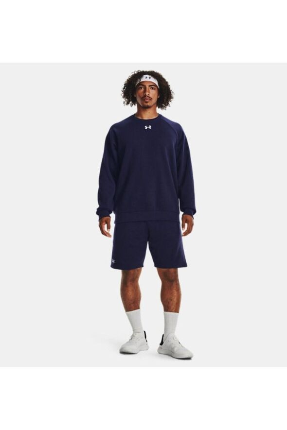 Erkek UA Rival Fleece Bisiklet Yaka 1379755-390 - 172