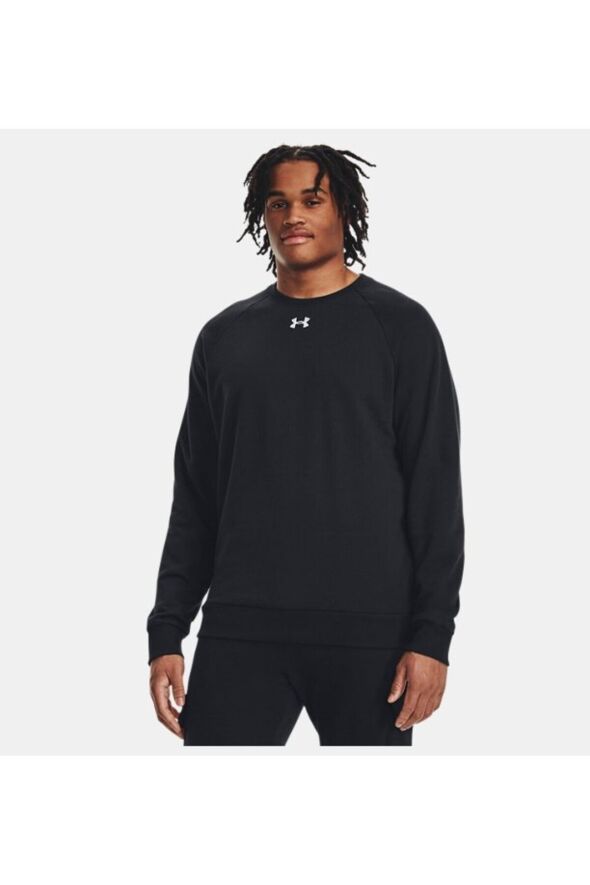 Erkek UA Rival Fleece Bisiklet Yaka 1379755-390 - 60