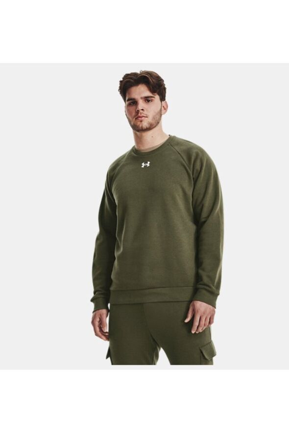 Erkek UA Rival Fleece Bisiklet Yaka 1379755-390 - 18