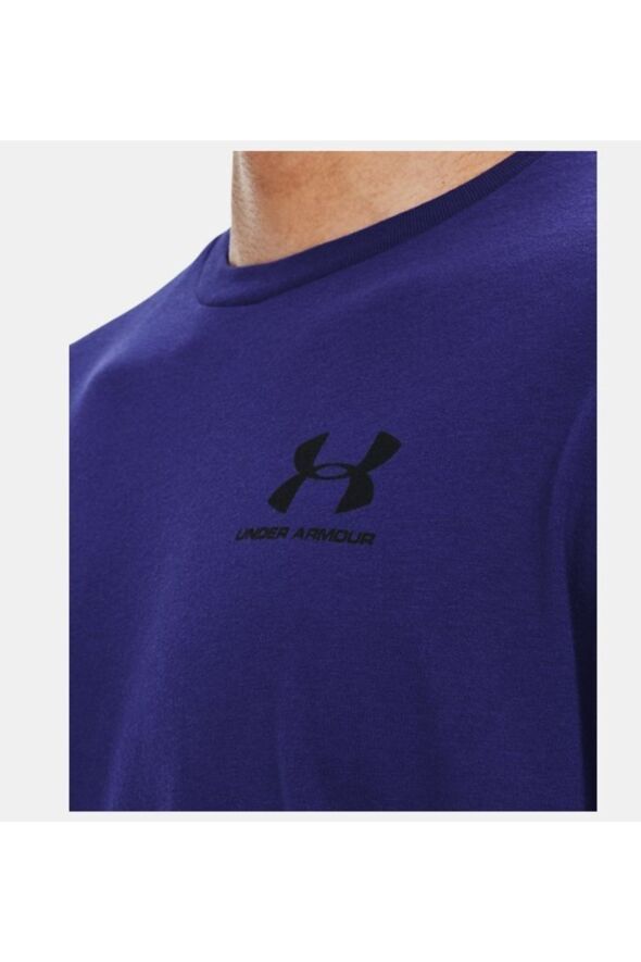 Erkek Ua Sportstyle Left Chest Kısa Kollu Tişört 1326799-468 - 6