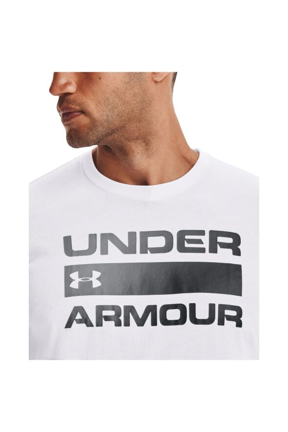 Erkek UA Team Issue Wordmark Kısa Kollu 1329582-100 - 47