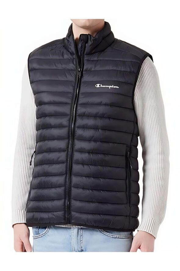 Hafif Naylon Küçük Yazı Logo Yelek, Erkek - 40