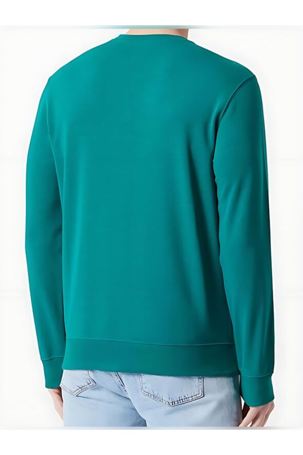 Heavy Spring Terry Kumaş Bisiklet Yaka Sweatshirt, Erkek - 693