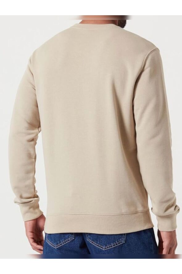 Heavy Spring Terry Kumaş Bisiklet Yaka Sweatshirt, Erkek - 697