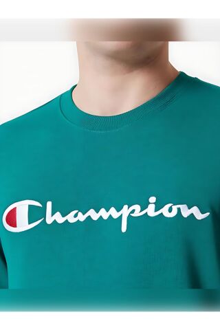 Heavy Spring Terry Kumaş Bisiklet Yaka Sweatshirt, Erkek - 111