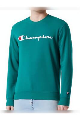 Heavy Spring Terry Kumaş Bisiklet Yaka Sweatshirt, Erkek - 243