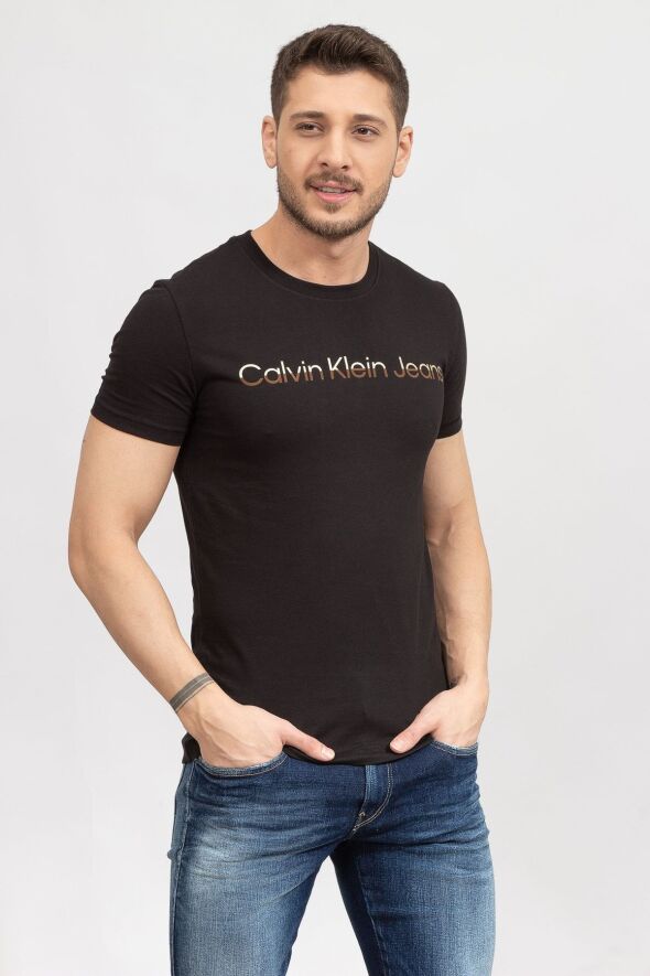 Mixed Institutional Erkek Bisiklet Yaka T-shirtj30j322511 - 2