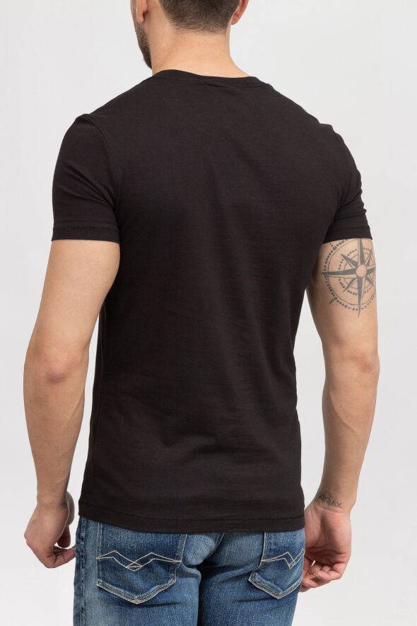 Mixed Institutional Erkek Bisiklet Yaka T-shirtj30j322511 - 3