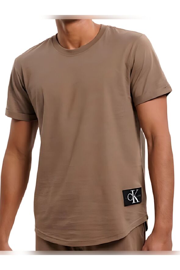 Organik Pamuklu Regular Fit Bisiklet Yaka T Shirt Erkek - 39