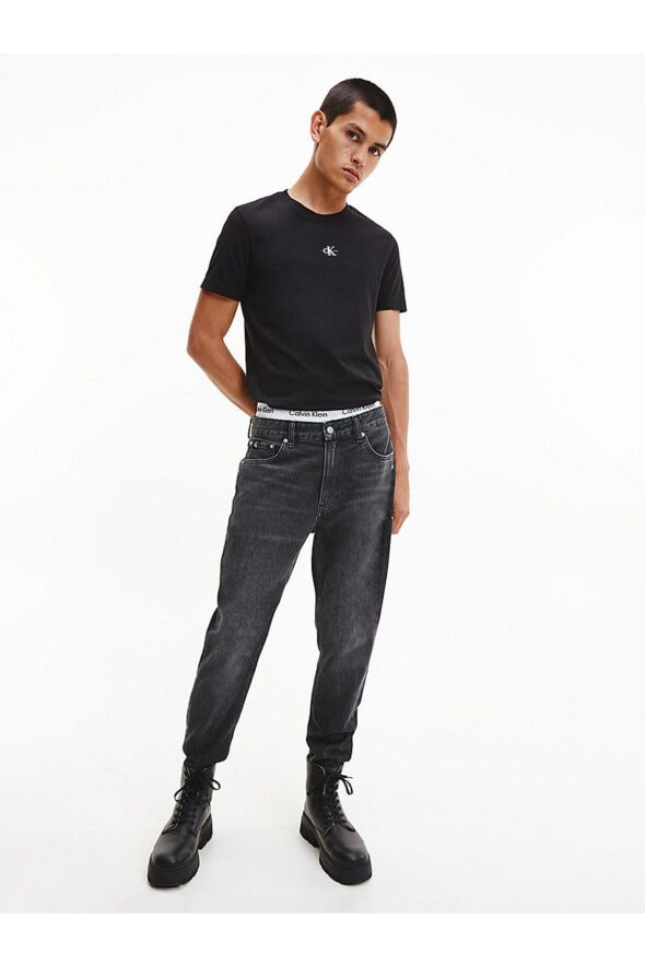 Organik Pamuklu Regular Fit Bisiklet Yaka T Shirt Erkek T Shirt J30j322466 Beh - 36