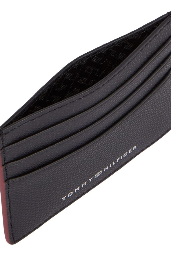 Lacivert Erkek Kartlık TH STRUC LEATHER CC HOLDER - 1