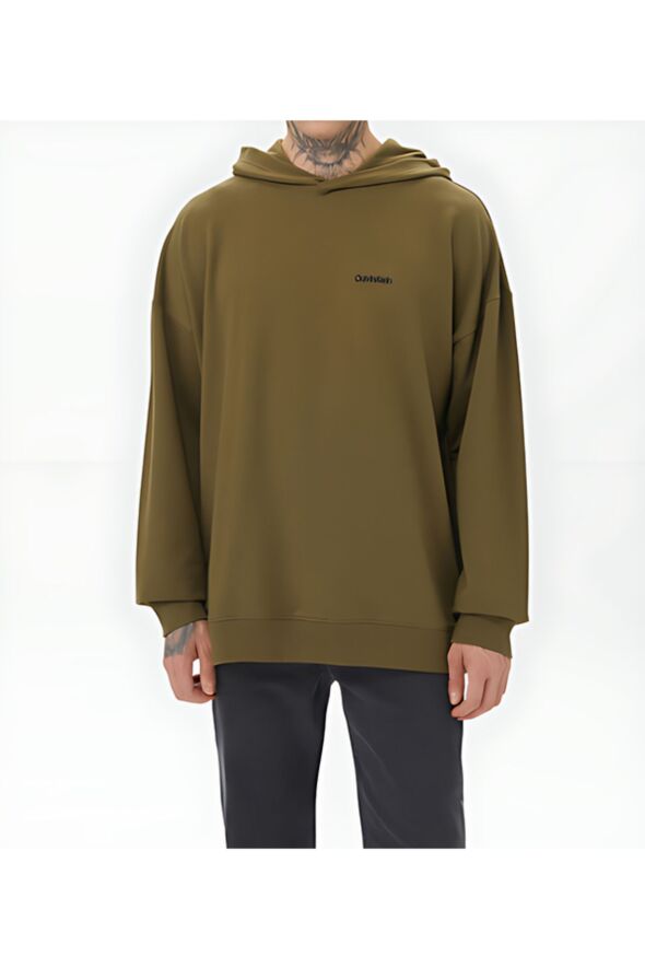 Uzun Kollu Erkek Yeşil Sweatshirt - 28